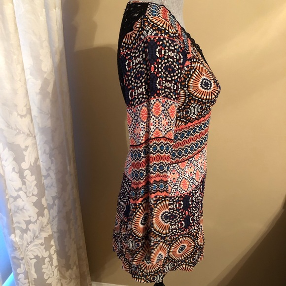 ASOS Skater Dress in Paisley Print with Lace Back - Picture 5 of 12